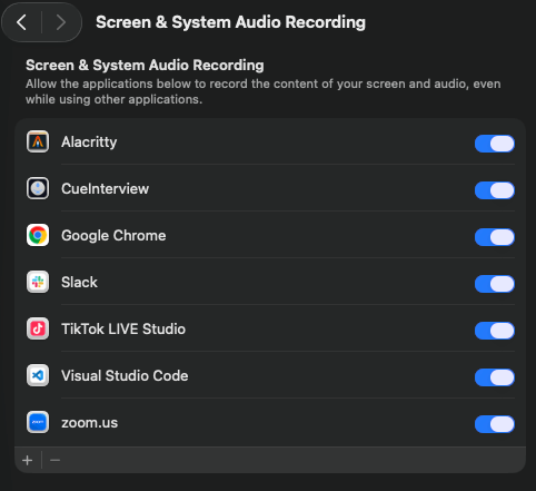 macOS privacy settings step 2